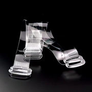 ブラストラップ 透明 クリア 1.0cm 2個 1セット ブラジャーストラップ ブラジャー ブラ ブラ紐 クリアストラップ 肩紐 ドレス オフショルダー 目立たない レディース インナー 下着