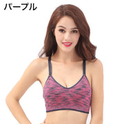 ブラジャー スポーツブラ ノンワイヤーブラ ブラトップ レディース 女性 スポブラ インナー 下着 フルカップ バッククロス カジュアル シンプル スポーツ ランニング ヨガ フィットネス 婦人用