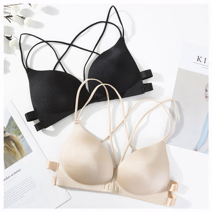 ノンワイヤーブラ ブラジャー レディース インナー フロントホック 女性下着 商品画像2