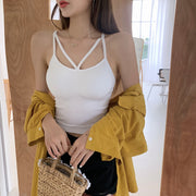 ブラトップ キャミソール レディース 女性用 インナーウェア アンダーウェア 下着 トップス ノースリーブ カップ付き シンプル