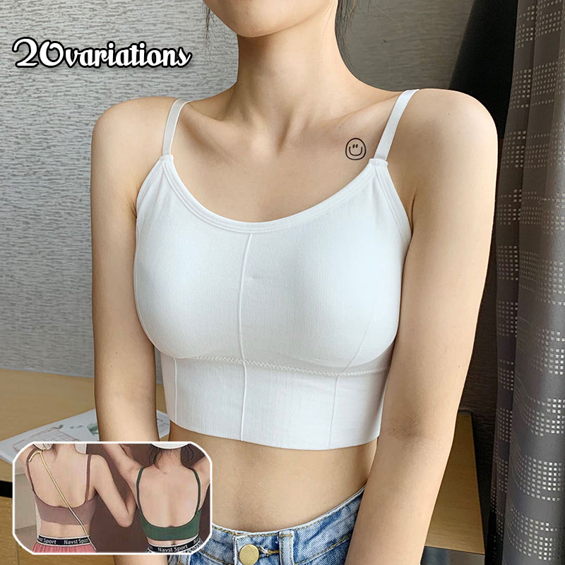 ブラトップ キャミ パッド付 ノンワイヤーブラ ブラジャー ハーフトップブラ 商品画像