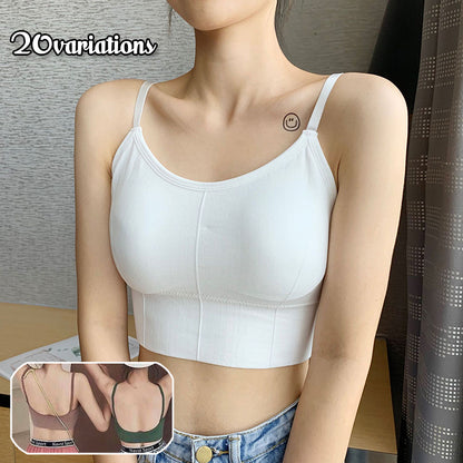 ブラトップ キャミ パッド付 ノンワイヤーブラ ブラジャー ハーフトップブラ 商品画像