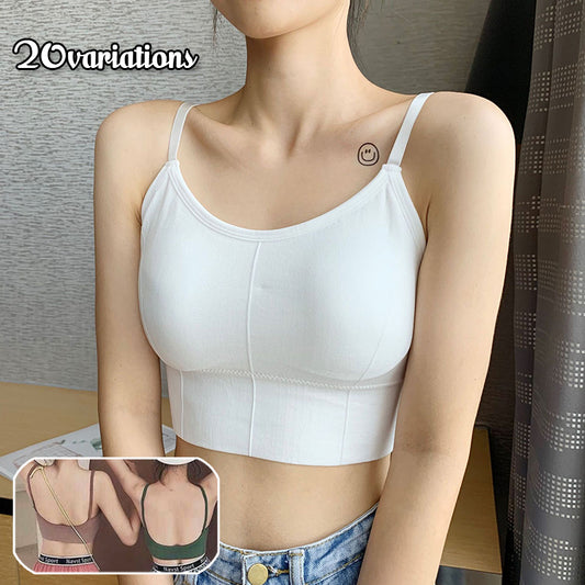 ブラトップ キャミ パッド付 ノンワイヤーブラ ブラジャー ハーフトップブラ 商品画像