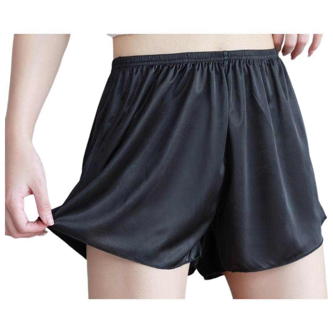ペチパンツ タップパンツ レディース インナーボトムス 無地 スパッツショーツ 下着 肌着 定番 シンプル 可愛い 透け防止 ルームウェア 部屋着 女性用 婦人用 単色 白 黒 ピンク