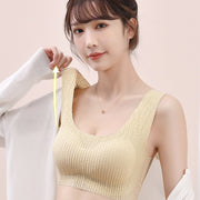 ノンワイヤーブラ ハーフトップブラ レディース 女性 インナー 下着 ブラジャー パッド付き カップ入り 幅広ストラップ 脇高 シンプル 無地 大きいサイズあり リラックス お洒落 婦人下着
