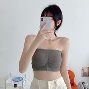 ストラップレスブラ チューブトップブラ ベアトップブラ フルカップブラ ブラジャー ブラトップ レディース 女性 インナー 下着 ノンワイヤー ノンストラップ 無地 ホワイト ブラック ピンク シンプル かわいい キュート カジュアル