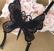 ブラストラップ ブラジャーストラップ レディース インナー ブラ紐 肩紐 調整可能 蝶 刺繍レース おしゃれ かわいい 女子力アップ セクシー