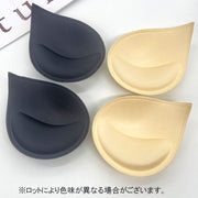 ブラパッド 胸パッド ブラジャー用パッド ブラカップ 厚手 立体 しずく型 ベージュ ブラック ホワイト 黒 白