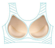 ブラパッド 胸パッド ブラジャー用パッド ブラカップ 厚手 立体 しずく型 ベージュ ブラック ホワイト 黒 白