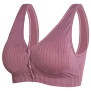 マタニティーブラ ブラジャー 授乳ブラ レディース 女性用 インナー 下着 大きいサイズあり ハーフトップ フロントオープン フロントボタン ノンワイヤー 伸縮性 シンプル 無地 授乳用 産後 ママ お洒落 出産準備 マタニティーライフ