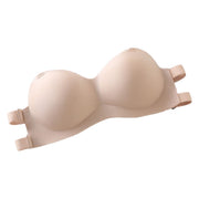 ストラップレスブラ チューブトップ レディース ブラジャー 下着 インナー ノンワイヤー モールドカップ 3/4カップ 2WAY