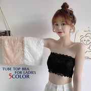 チューブトップブラ ストラップレスブラ ベアトップ 総レース 透け感 レディース 女性 キッズ ガールズ 女の子 おしゃれ かわいい 見せブラ 肩見せ 肌見せ 見せインナー 下着 セクシー キュート 婦人用