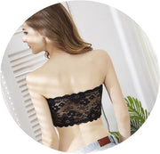 チューブトップブラ ストラップレスブラ ベアトップ 総レース 透け感 レディース 女性 キッズ ガールズ 女の子 おしゃれ かわいい 見せブラ 肩見せ 肌見せ 見せインナー 下着 セクシー キュート 婦人用