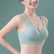 ノンワイヤーブラ ハーフトップブラ レディース 女性 下着 インナー ブラジャー 3／4カップ ナイトブラ おしゃれ かわいい シンプル リラックスタイム 脇高 婦人用