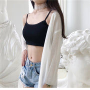 キャミソール ハーフキャミ ショート丈 カップなし パッドなし レディース 女性 インナー 下着 肌着 チラ見え防止 ズレ防止 フィット シンプル 婦人
