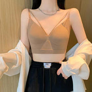 ハーフトップブラ ノンワイヤーブラ レディース 女性 下着 インナー 婦人 ブラジャー カップ付き パッド付き スポーツブラ 単品 リブ 単色 無地 長さ調節可 ホックなし カジュアル かわいい おしゃれ シンプル ヘビロテ 普段着 運動 通勤 白 緑 黒 カーキ 灰