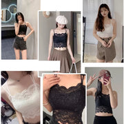 ノンワイヤーブラ ハーフトップブラ ブラジャー レディース 女性 インナー 下着 総レース 花柄 フラワー ダブルストラップ 見せブラ ナイトブラ 肌着 婦人下着