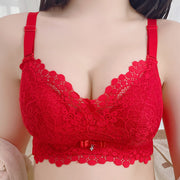 3/4カップブラ ブラジャー スタンダードショーツ 2点セット レディース 女性 インナー 下着 レース フラワー 3段ホック シンプル ショーツ パンツ お洒落 大人可愛い 普段使い 婦人用