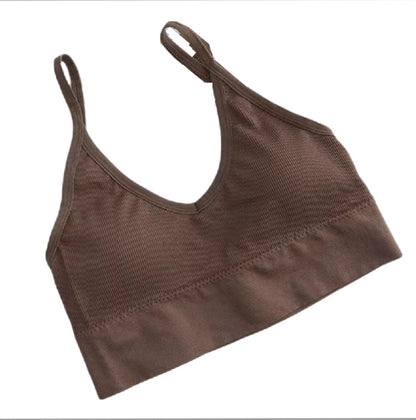 ハーフトップ ノンワイヤーブラ レディース 女性用下着 インナー ブラジャー ブラウン バリエーション画像