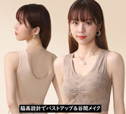 ハーフトップブラジャー レディース 下着 カップ付きインナー ブラトップ ノンワイヤー フルカップ 脇高 脇肉補正 美背中 ギャザー