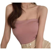 カップ付きキャミソール ブラトップ レディース 女性 トップス インナー 下着 アンダーウェア ノースリーブ カップ入り 無地 シンプル おしゃれ きれいめ カジュアル オフィス 春 夏 ブラック ホワイト カーキ ブラウン