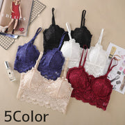 ハーフトップブラ ノンワイヤーブラ カップ付き ブラジャー 下着 レディース 女性 総レース シンプル 無地 かわいい おしゃれ 単色 カップ付き セクシー