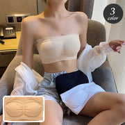 ストラップレスブラ チューブトップブラ レディース インナー 女性下着 ブラジャー パッド入り ノンワイヤー 無地 肩紐なし シンプル 肩出し 肌見せ オフショルダー ベアトップ ホルターネック ドレス 婦人用