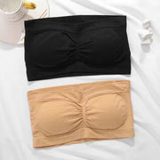 ストラップレスブラ チューブトップブラ レディース インナー 女性下着 ブラジャー パッド入り ノンワイヤー 無地 肩紐なし シンプル 肩出し 肌見せ オフショルダー ベアトップ ホルターネック ドレス 婦人用