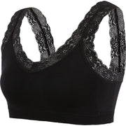 ハーフトップブラ ブラジャー レディース 女性下着 ノンワイヤー パッド付 カップ付き レース 無地 単色 シンプル かわいい おしゃれ