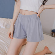ぺチパンツ インナーパンツ レディース 女性 婦人 大きいサイズ パンツ 下着 インナー ウエストゴム 黒 白 グレー ベージュ ベージュピンク 無地 シンプル 見せパン 透け防止