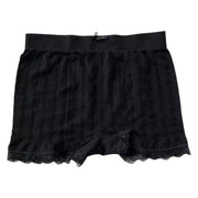 ペチパンツ ペチコート レディース 1分丈タップパンツ 見せパン インナー リボン レース 可愛い チラ見え パンチラ 透け防止