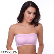 ストラップレスブラ チューブトップブラ ノンワイヤーブラジャー 下着 女性用 レディース 婦人 肩紐なし シンプル 無地 単色 メッシュ 通気性 おしゃれ かわいい 肩見せスタイル チラ見え防止 大きいサイズ