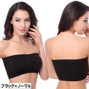 ストラップレスブラ チューブトップブラ ノンワイヤーブラジャー 下着 女性用 レディース 婦人 肩紐なし シンプル 無地 単色 メッシュ 通気性 おしゃれ かわいい 肩見せスタイル チラ見え防止 大きいサイズ