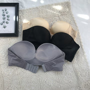 ノンワイヤーブラ ストラップレスブラ ブラジャー レディース インナー 3/4カップ ノンワイヤー 補正 女性用 下着