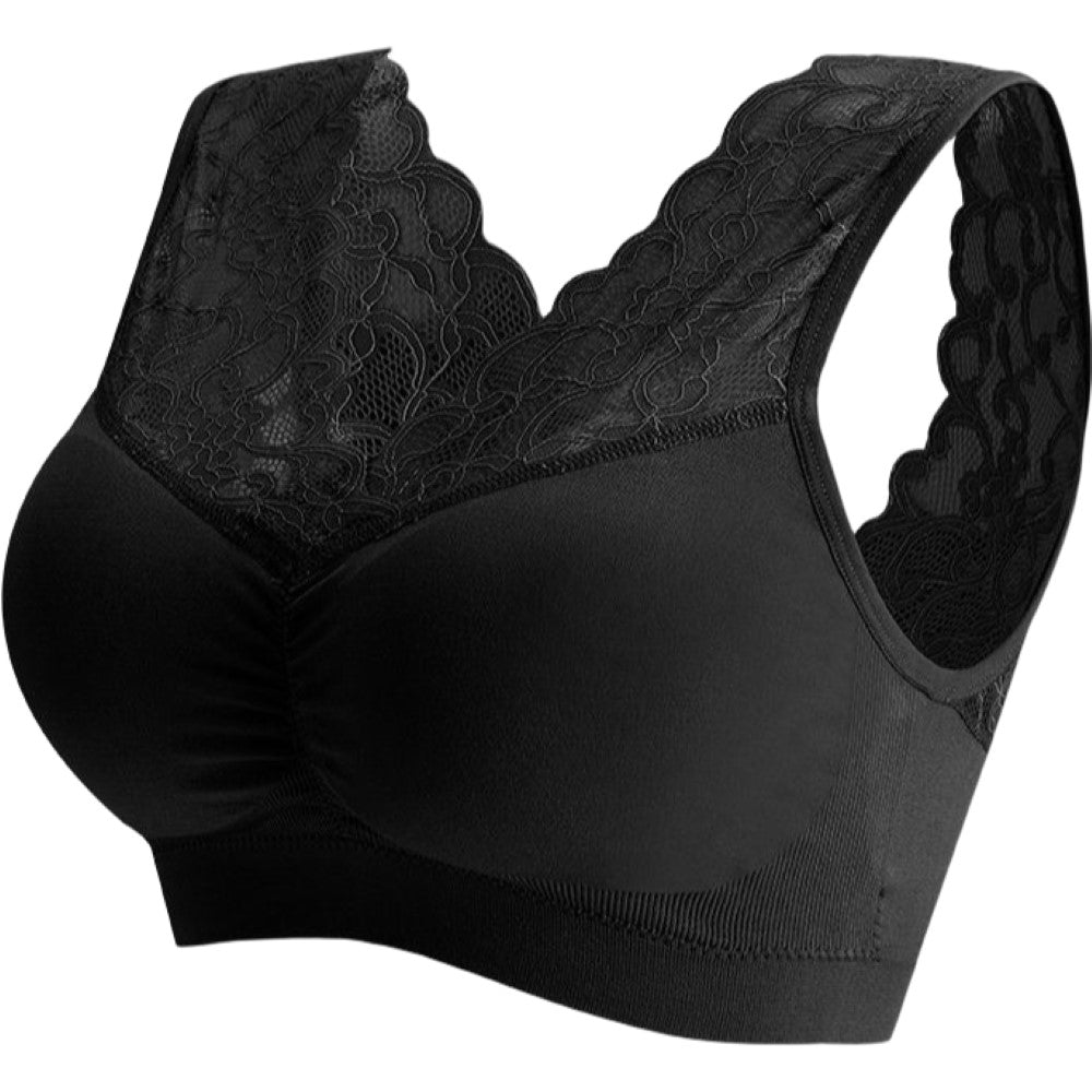 ハーフトップブラ ブラジャー ノンワイヤー レディース 女性 下着 インナー ブラトップ カップ付き アンダーウェア レース シンプル おしゃれ 大きいサイズ