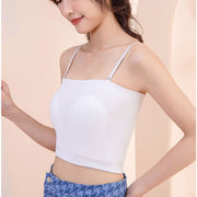 キャミソール カップ付き ブラトップ セクシー レディース 丈短め へそ出し ぴっちり 伸縮性 薄手 快適 涼しい かわいい 定番 シンプル おしゃれ 無地