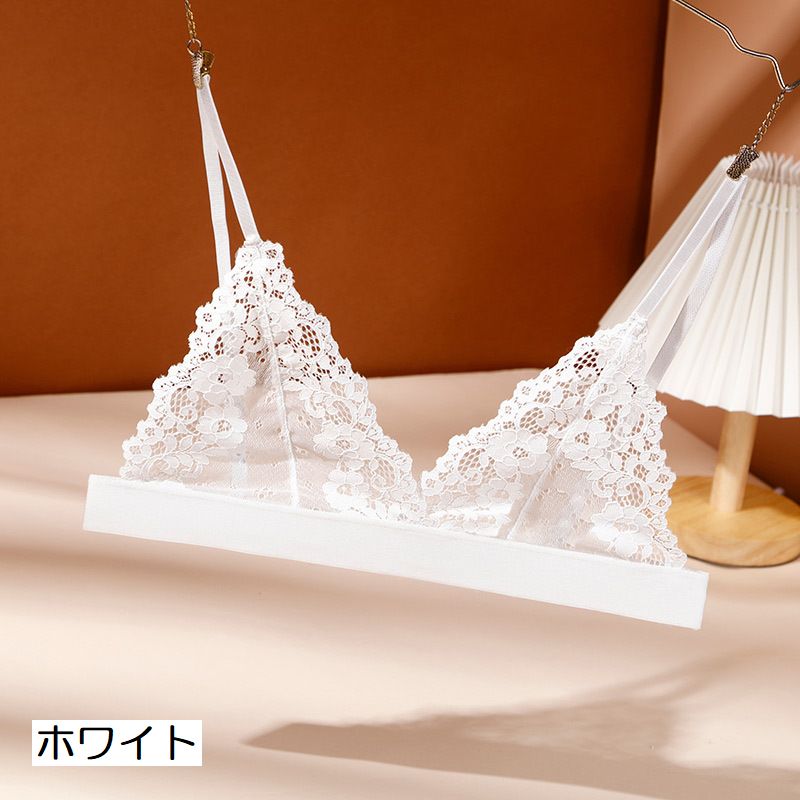 三角ブラ ノンワイヤーブラ ブラジャー 下着 女性用 レディース 商品画像4