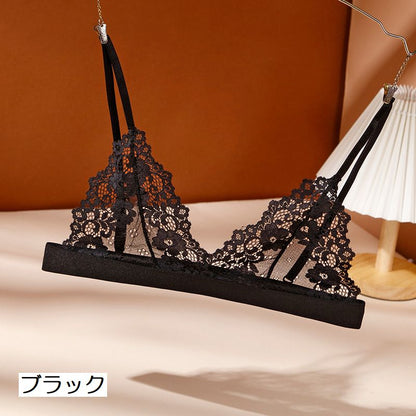 三角ブラ ノンワイヤーブラ ブラジャー 下着 女性用 レディース 商品画像5