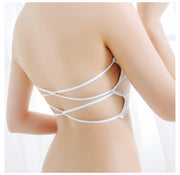 ストラップレスブラ レディース レース ノンワイヤー カップ付きインナー チューブトップブラジャー ベアトップ 見せブラ 美背中