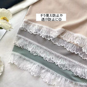 ペチパンツ ペチコート 3分丈 レディース 女性 婦人 大きいサイズ インナー 見せパン 下着 肌着 アンダーウェア ショート丈 レース リブ 無地 単色 シンプル かわいい おしゃれ 透け防止 ゆったり