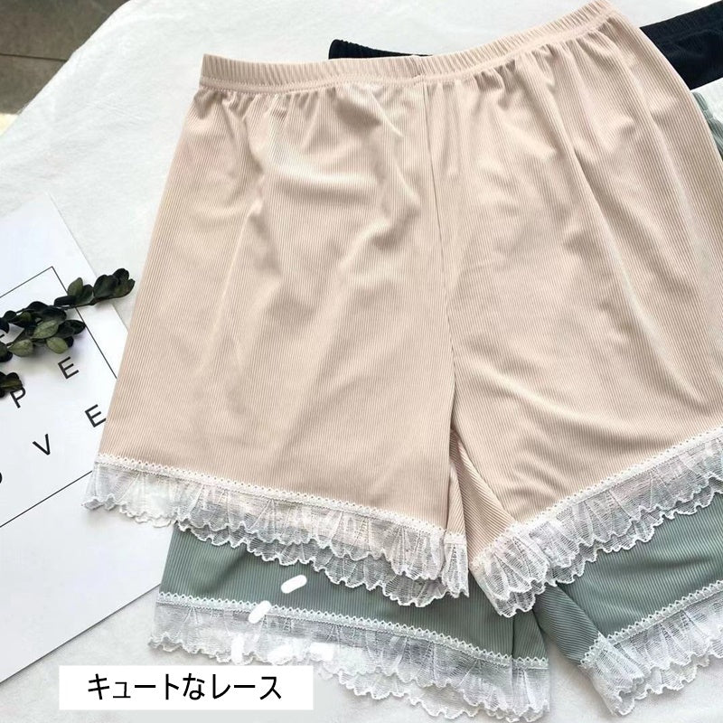 ペチパンツ ペチコート 3分丈 レディース 女性 婦人 商品画像3