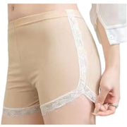 ペチパンツ タップパンツ レディース 女性用 下着 インナー インナーパンツ 見せパン ショート丈 レース 無地 可愛い おしゃれ 透け防止 冷え防止 婦人用