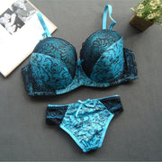 ブラジャー ショーツ 上下セット レディース インナー 女性下着 レース おしゃれ 3／4カップ B Cカップ モダン シック エレガント 上品 大人女子