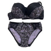 ブラジャー ショーツ 上下セット レディース インナー 女性下着 レース おしゃれ 3／4カップ B Cカップ モダン シック エレガント 上品 大人女子