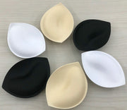 ブラパッド 胸パッド 左右ペア ブラジャー用パッド 3／4カップ 挿入パッド 付け替え 交換 スペア 女性下着 レディース インナー ブラック ホワイト ベージュ 黒 白