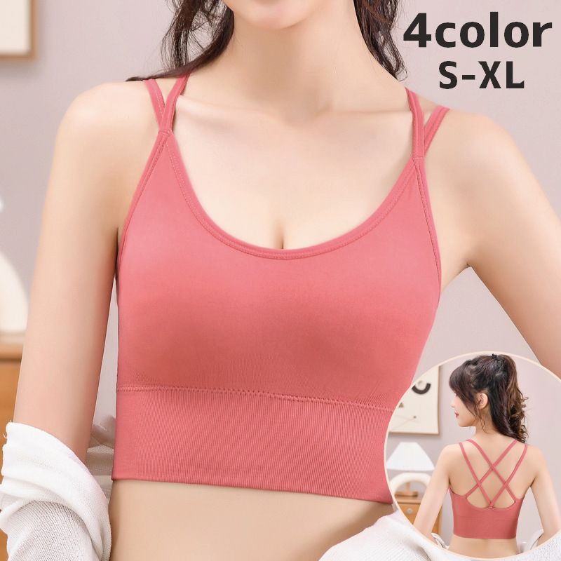 スポーツブラ ノンワイヤー ブラジャー レディース 女性 インナー 商品画像