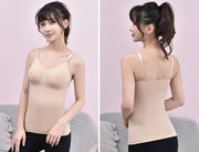 マタニティーキャミソール 授乳キャミソール カップ付き ブラトップ インナー 下着 前開き ノンワイヤー 大きいサイズ 産後 産前