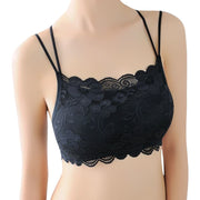 ノンワイヤーブラ ブラトップ ブラジャー レディース ランジェリー ハーフトップ バッククロス レース セクシー