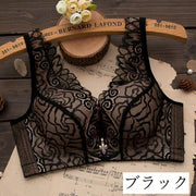ブラジャー 3/4カップ 単品 レディース 女性下着 ブラ 脇高 総レース チャーム付き 4列4段ホック インナー 肩紐調節可能 セクシー 婦人下着 おしゃれ 可愛い