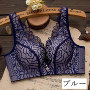 ブラジャー 3/4カップ 単品 レディース 女性下着 ブラ 脇高 総レース チャーム付き 4列4段ホック インナー 肩紐調節可能 セクシー 婦人下着 おしゃれ 可愛い